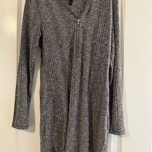 New Gray Sweater Dress